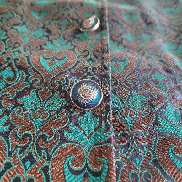 Mens Hike Wedding Waistcoat Nehru Jacket Asian Indian Pakistani Size 42 - Picture 4 of 13